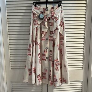 Eva Franco Red Velvet Cake Gasper Skirt - Anthropologie - NWT